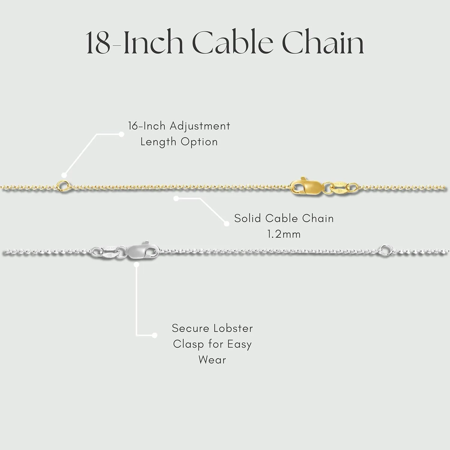 14K Gold Bezel Pendant Necklace for Women | 1/2ct to 1.00ct Lab-Grown Diamond | E-F Color, VS Clarity | Floating Gold Necklace for Women| Certified by IGI | Adjustable 18" Chain