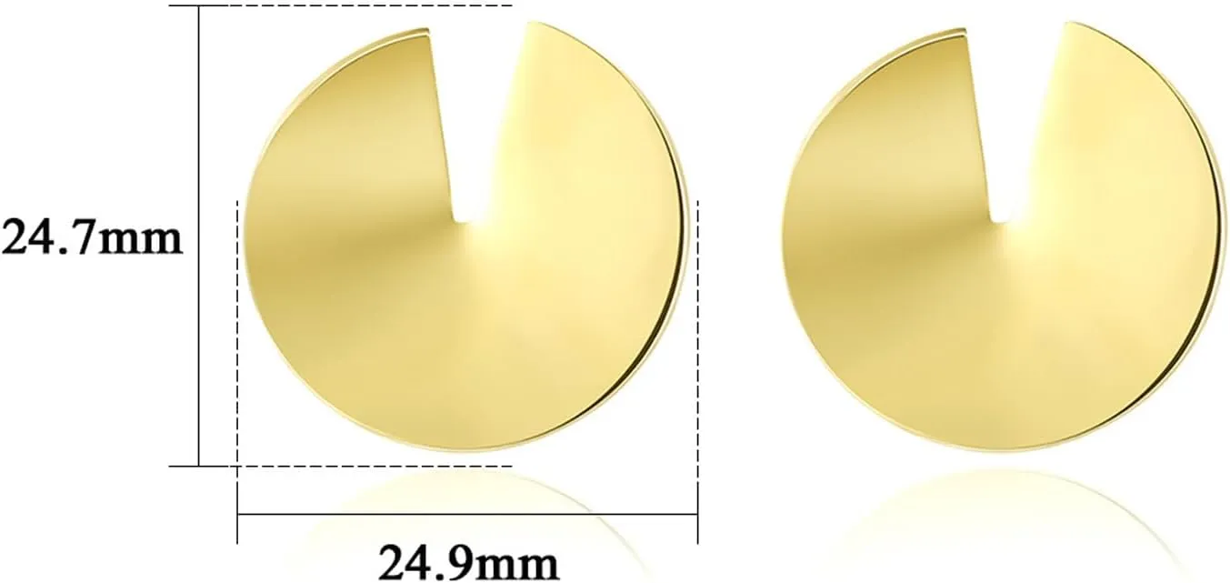 14K Gold Plated Post Stud Earrings Tiny Flower Daisy Earrings for Women Hypoallergenic Gold Studs for Sensitive Ears