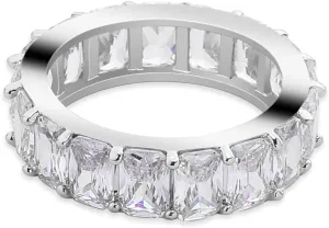 14K Gold Rectangular Cushion Cut Mossanite Ring, Single-Row Inlaid Couple Rings, A Gem of a Gift for Loved Ones,Fathers Day From Daughter