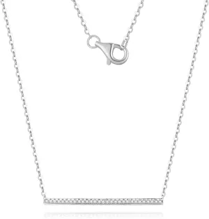 14k Solid Gold Diamond Solitaire Station Necklace Series,No fading, No allergies, Non gold-plating,Lab grown Diamond, DEF VS~VVS,Lobster buckle (Pav Bar(White), White and Yellow Gold)