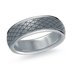 14K White Gold Ring from the Tantalum Collection by Malo - MRDTN-051-7W