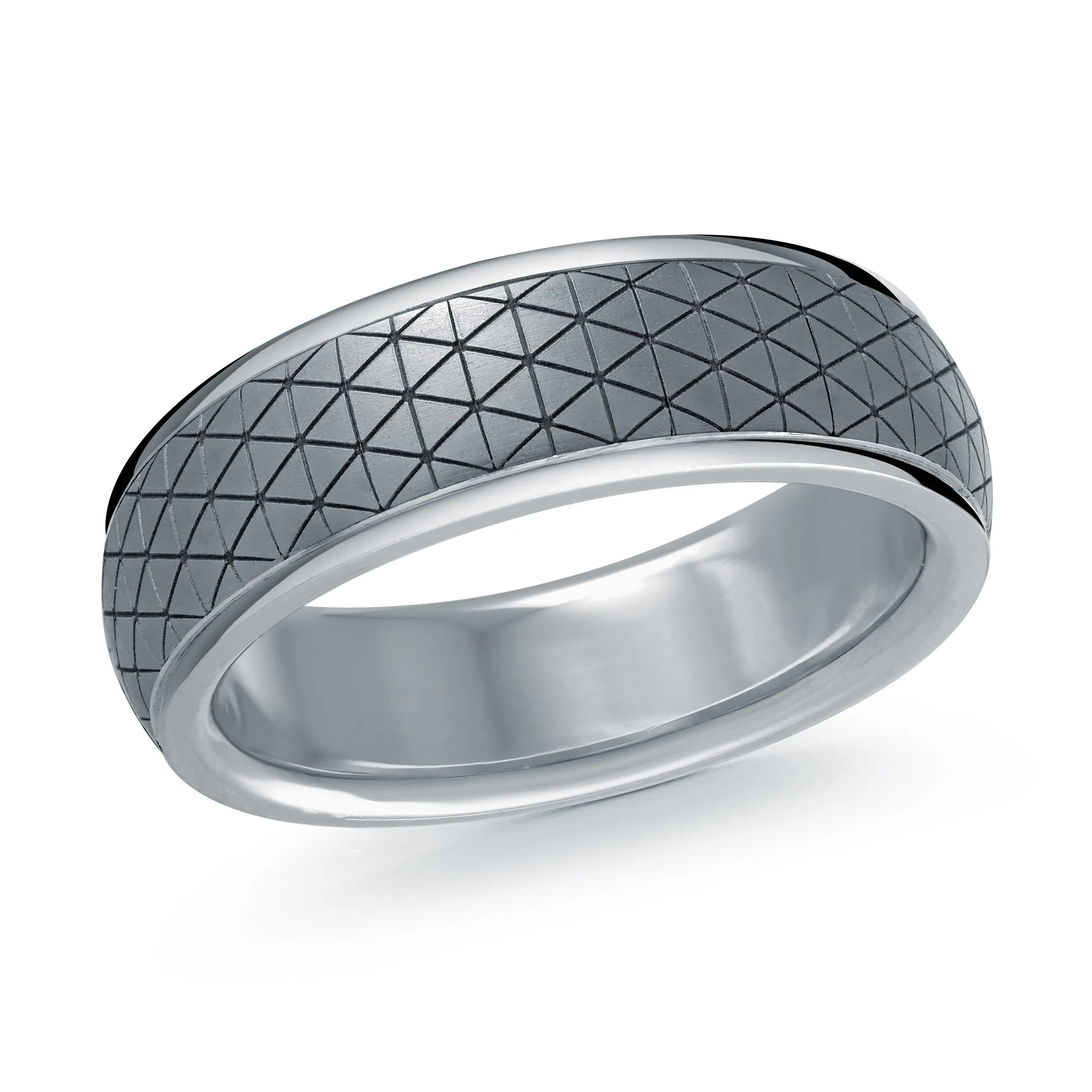 14K White Gold Ring from the Tantalum Collection by Malo - MRDTN-051-7W