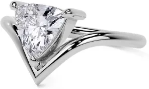 1.5 CT Trillion Cut Moissanite Diamond Handmade Engagement Ring Sterling Silver Solitaire Bridal Wedding Ring for Women, Anniversary Rings her