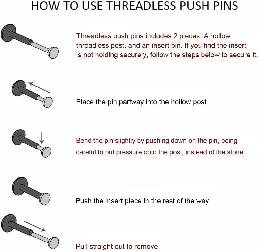 16G 18G 20G Threadless Push in Lip Ring for Women Men Black Stainless Steel CZ Top Labret Stud Jewelry for Nose Tragus Helix Cartilage Monroe Piercing Jewelry 6mm 8mm 10mm