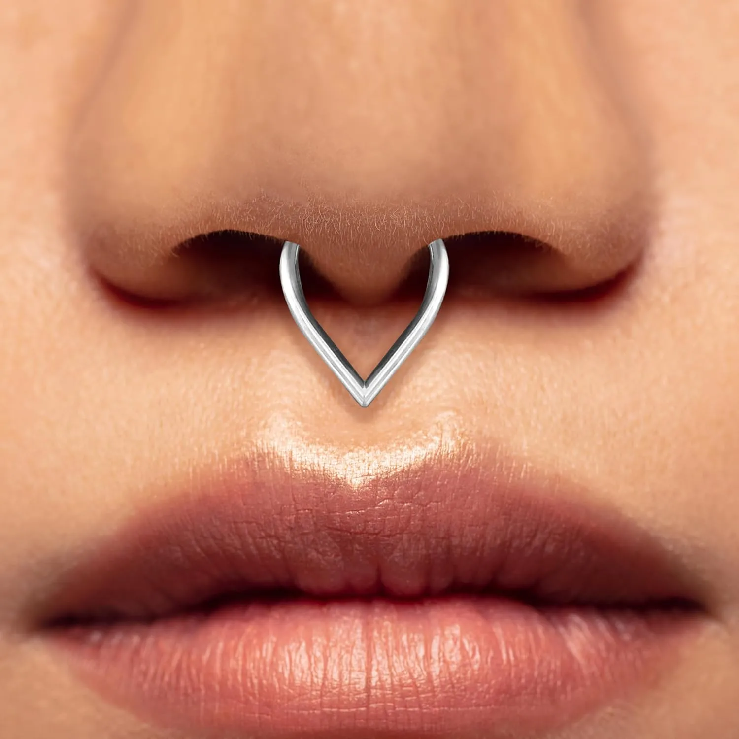16G Teardrop Septum Ring Surgical Steel Clicker Piercing Jewelry Gold Silver Oval Daith Earring 16 Gauge 8mm