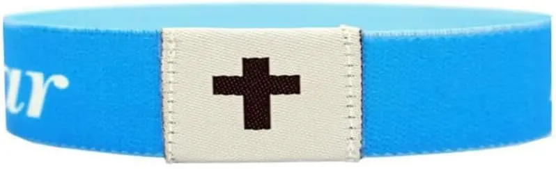 1Pc Wearable Bible Verse Bracelets for Women Men Christian Daily Bible Verse Cross Bracelet with NFC Inspirational Verse Religious Wristband Jewelry