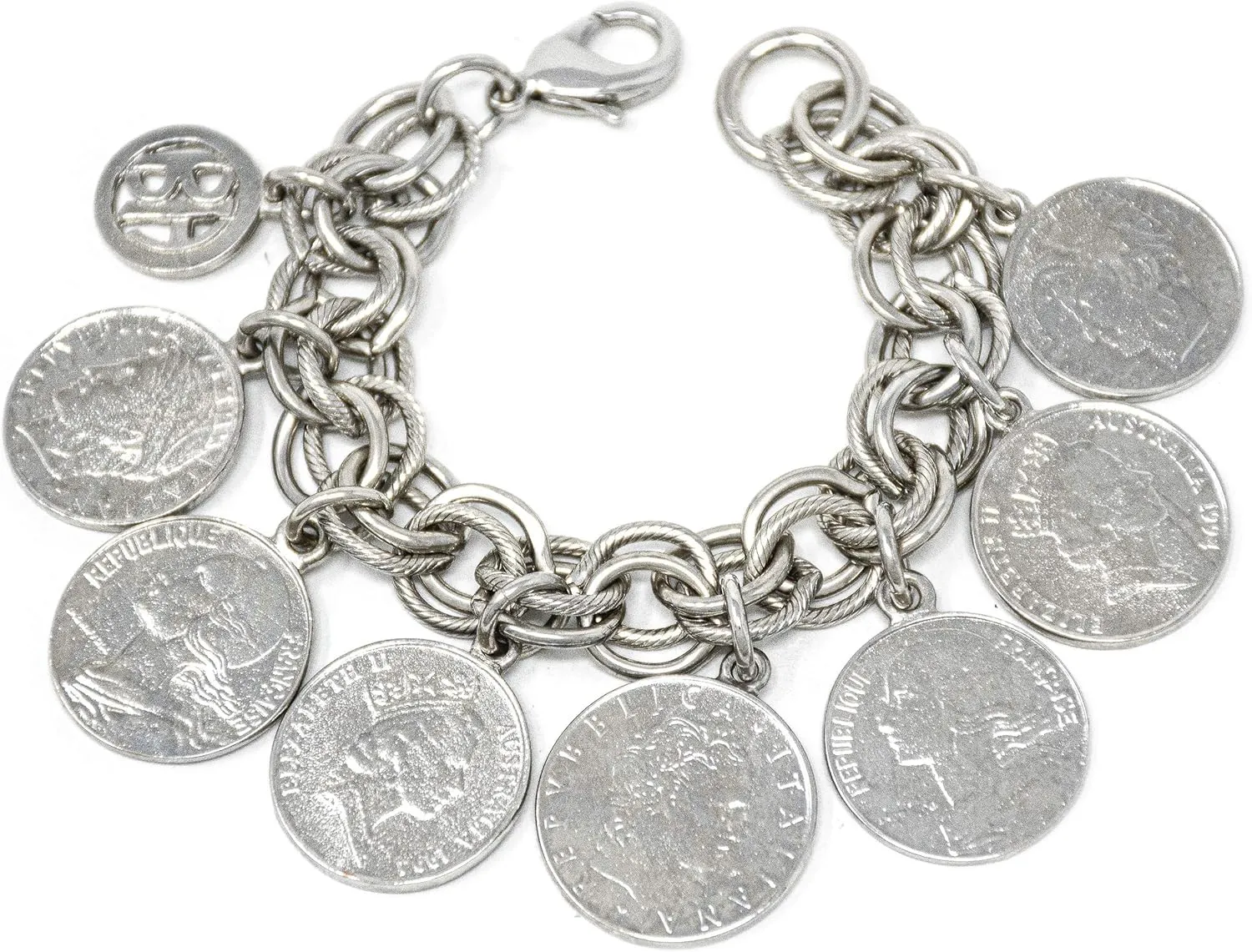 24k Gold Plated "Moroccan" Coin Vintage Bohemian Statement Jewelry Collection