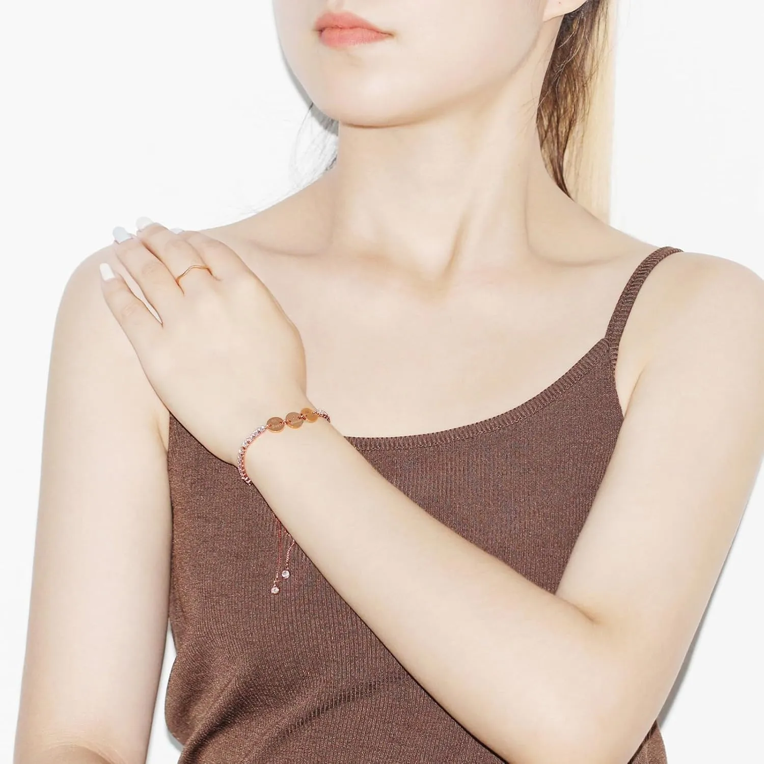3 Circles/Hearts Charm Tennis Bracelets for Women - Best Friends Forever/Couple/Star Moon Sun Bracelet SA5161-SA5166