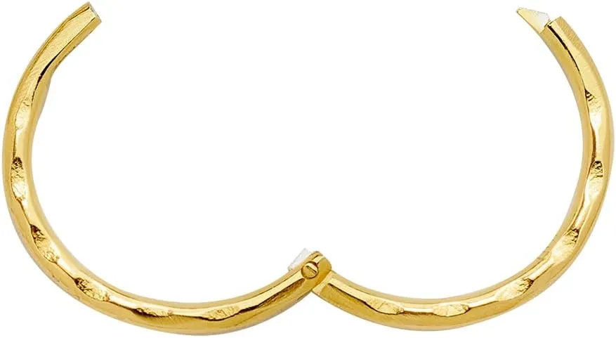 365 SLEEPERS 925 Solid Sterling Silver Australian Made 8mm - 14mm Faceted Hinged Sleeper Earrings Nose Lip Septum Tragus Hoop Segment Ring Nickel Free Hypoallergenic