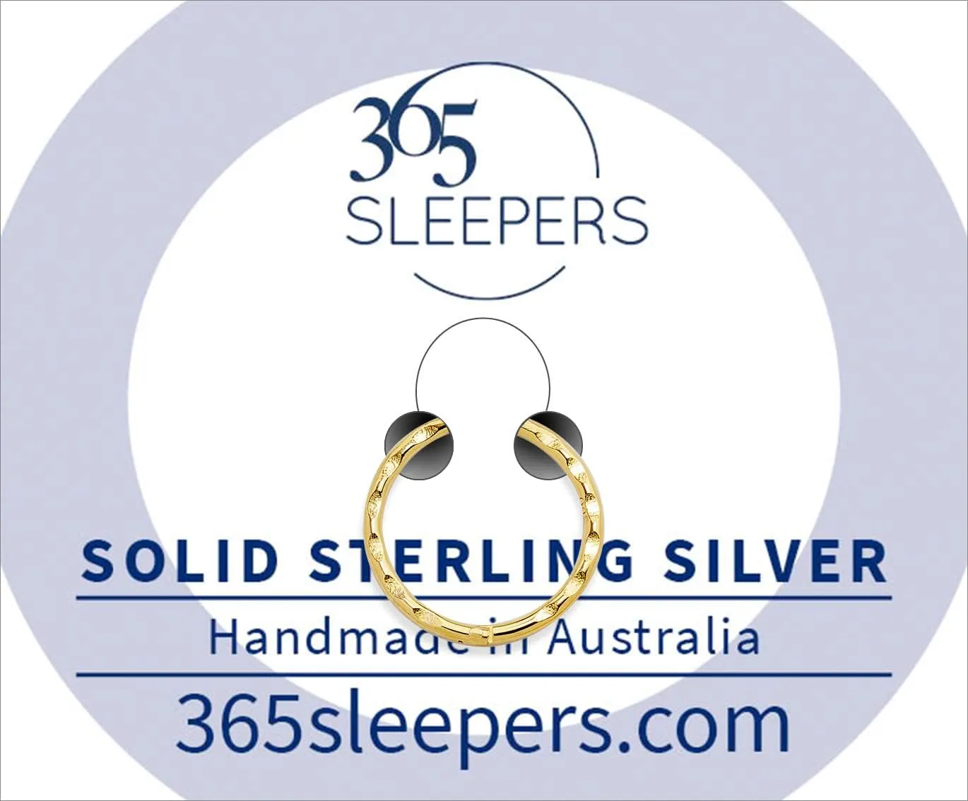 365 SLEEPERS 925 Solid Sterling Silver Australian Made 8mm - 14mm Faceted Hinged Sleeper Earrings Nose Lip Septum Tragus Hoop Segment Ring Nickel Free Hypoallergenic