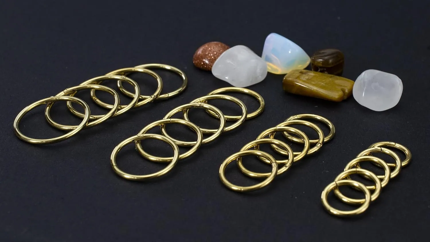 5Pcs 16G 18G Surgical Steel Nose Rings Hoop Tragus Septum Cartilage Hoop Earrings For Women Men Body Piercing Jewelry Kit Bar Length 6mm/8mm/10mm/12mm/14mm