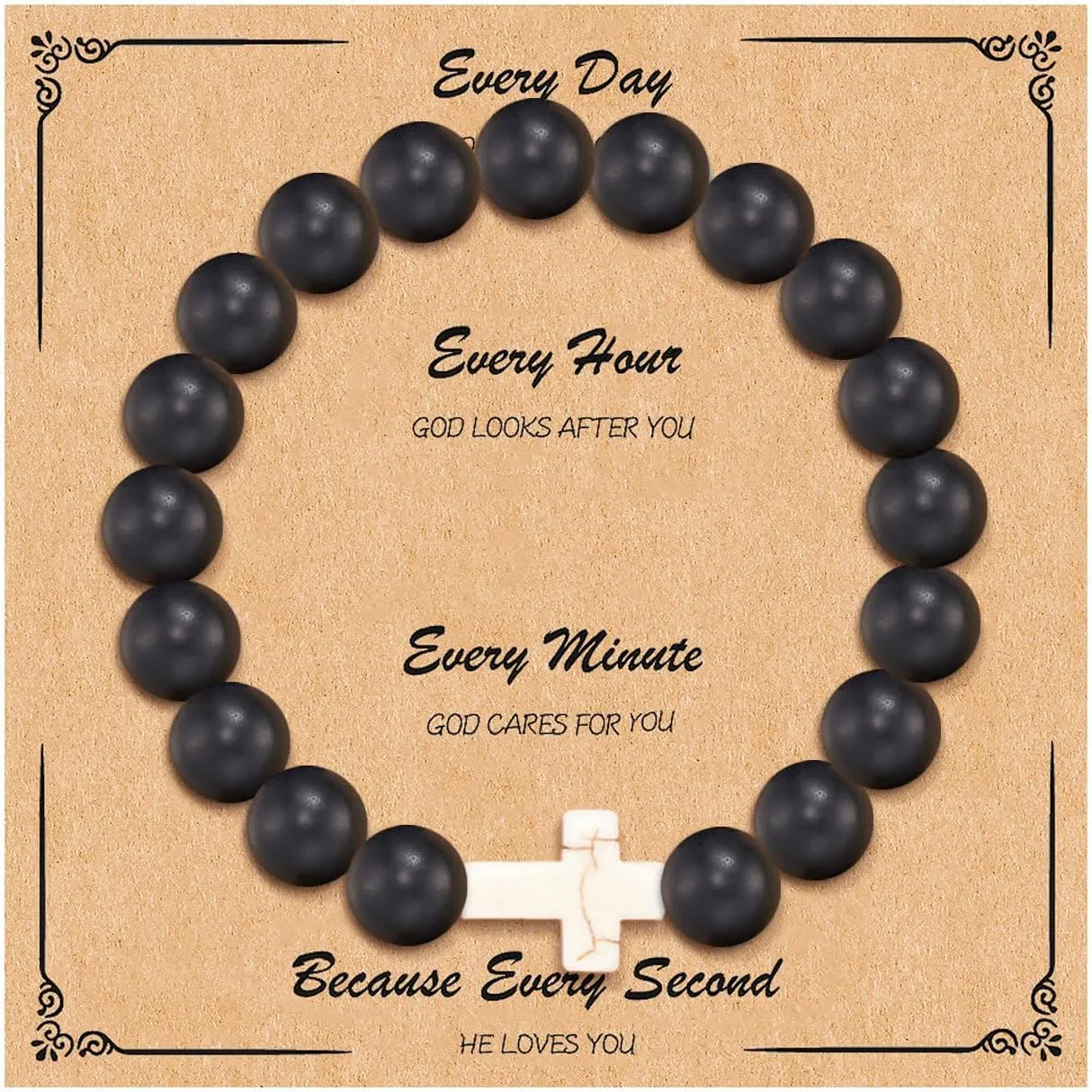 72ore Cross Bracelet Easter Gifts Easter Basket Stuffers for Women Jesus Bracelets Baptism Christian First Confirmation Communion Religious Gifts for Women Jewellery Gifts