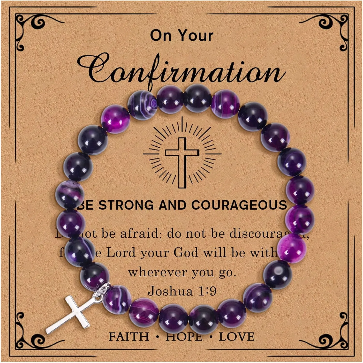 72ore Cross Bracelet Easter Gifts Easter Basket Stuffers for Women Jesus Bracelets Baptism Christian First Confirmation Communion Religious Gifts for Women Jewellery Gifts