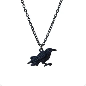 925 Sterling Silver Raven Necklace  Huginn & Muninn Odin Pendant with Black Onyx & Runes  Handmade Norse Viking Jewelry for Men & Women  Spiritual Crow Symbol Gift