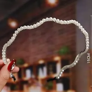 BIEMBI Hair Jewelry Crown Tiaras for Women Imitation Pearl Headband Sweet Headband Hairband Ladies Headband Women's Crown Bridal Hair Accessories (Color : 29)