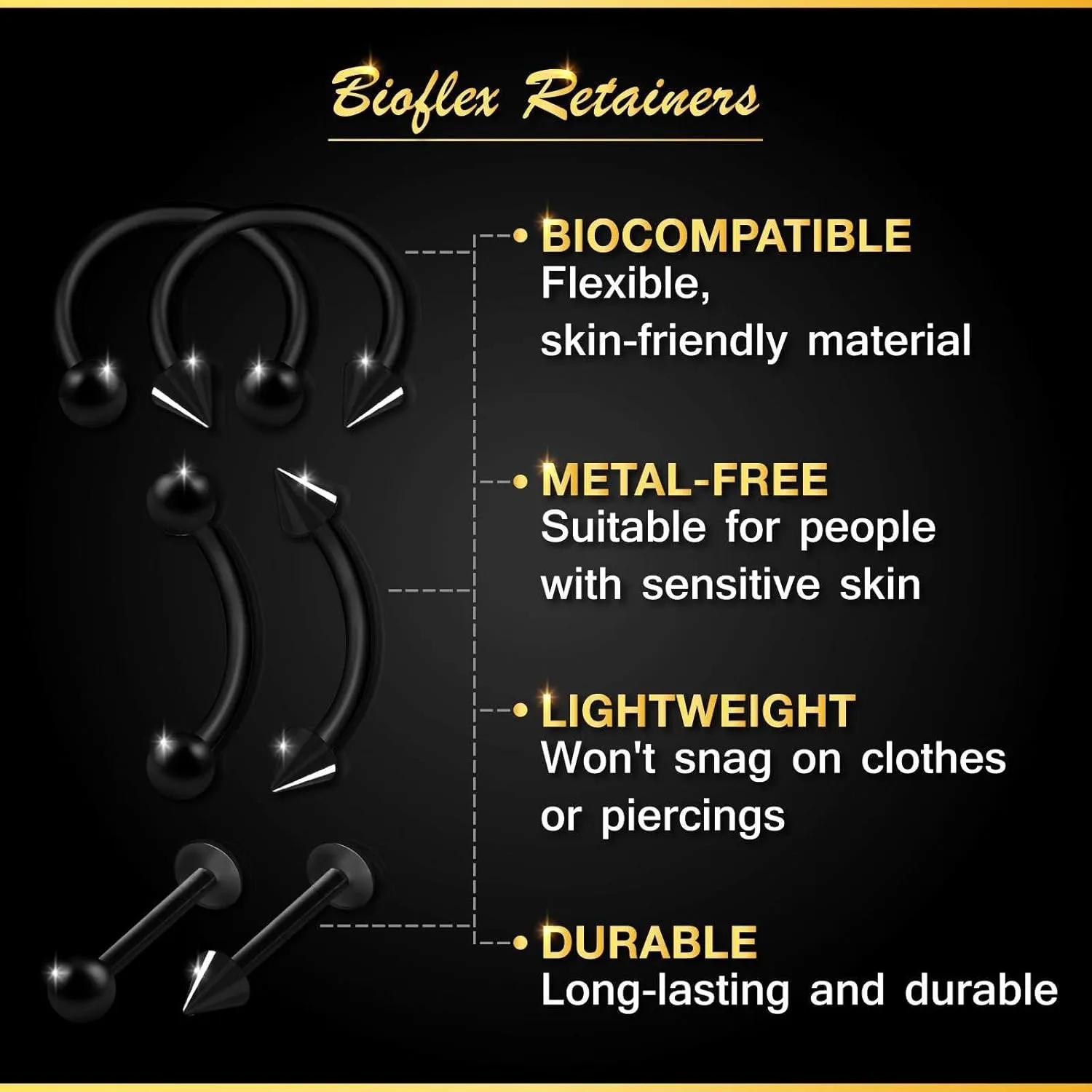 Bioplastic ear tragus earrings 16 Gauge Ball Eyebrow Helix Lobe Lip Earrings Cartilage Jewelry See More Sizes and Colors