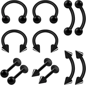 Bioplastic ear tragus earrings 16 Gauge Ball Eyebrow Helix Lobe Lip Earrings Cartilage Jewelry See More Sizes and Colors