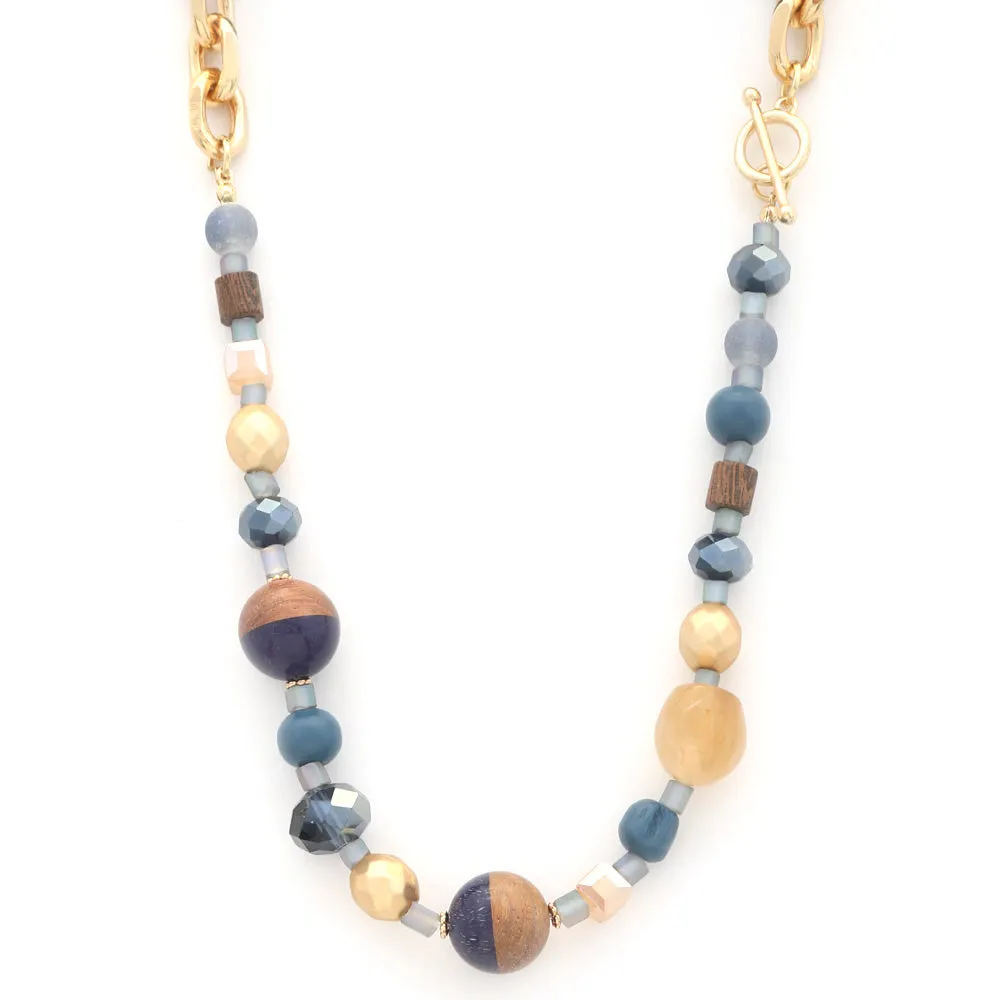 Blue Elijah Necklace