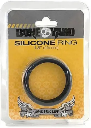 Boneyard Silicone Ring 45mm Black