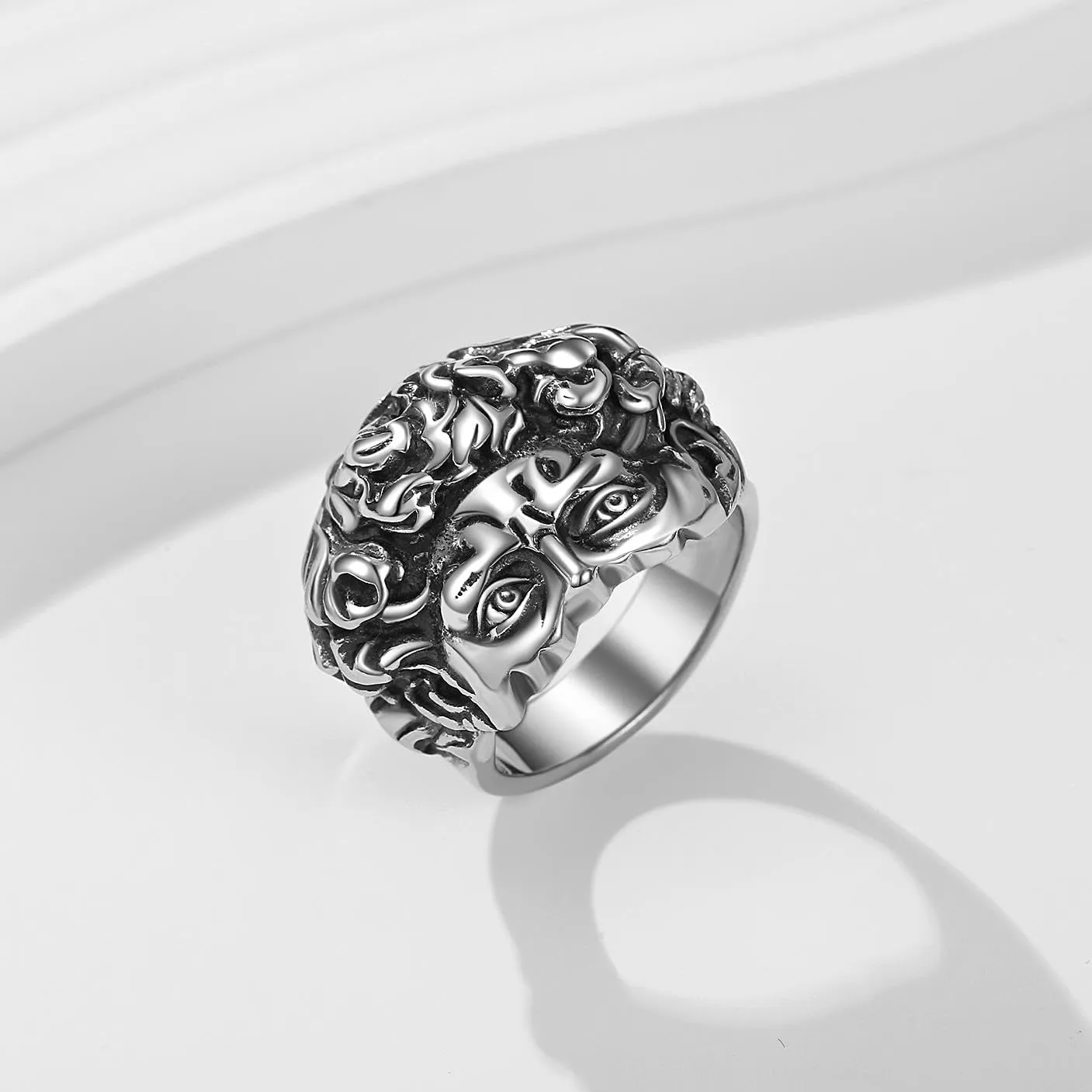 Broken David Ring for Men and Women - Classic Stainless Stee Michelangelo's David Ring - Statue David Art Ring