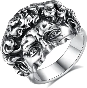 Broken David Ring for Men and Women - Classic Stainless Stee Michelangelo's David Ring - Statue David Art Ring