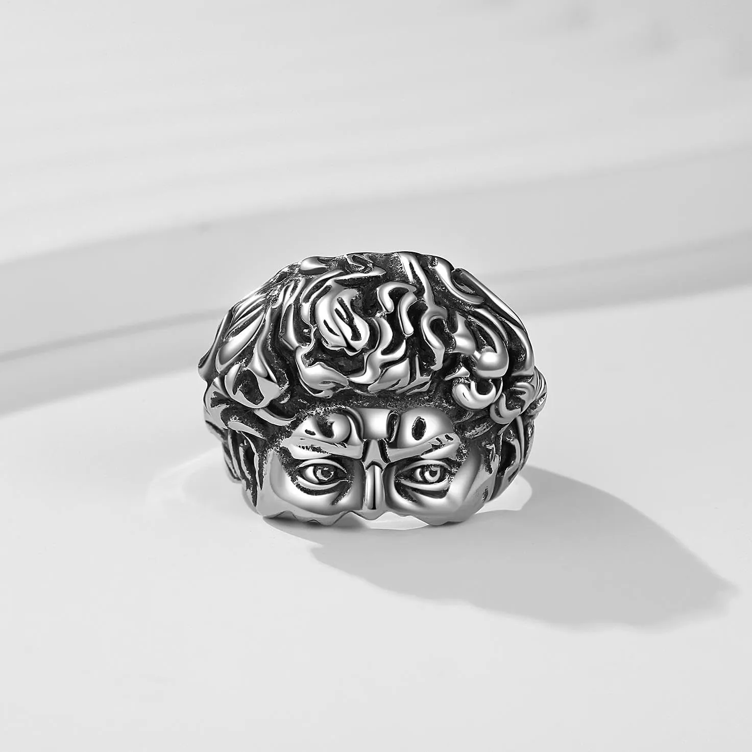 Broken David Ring for Men and Women - Classic Stainless Stee Michelangelo's David Ring - Statue David Art Ring