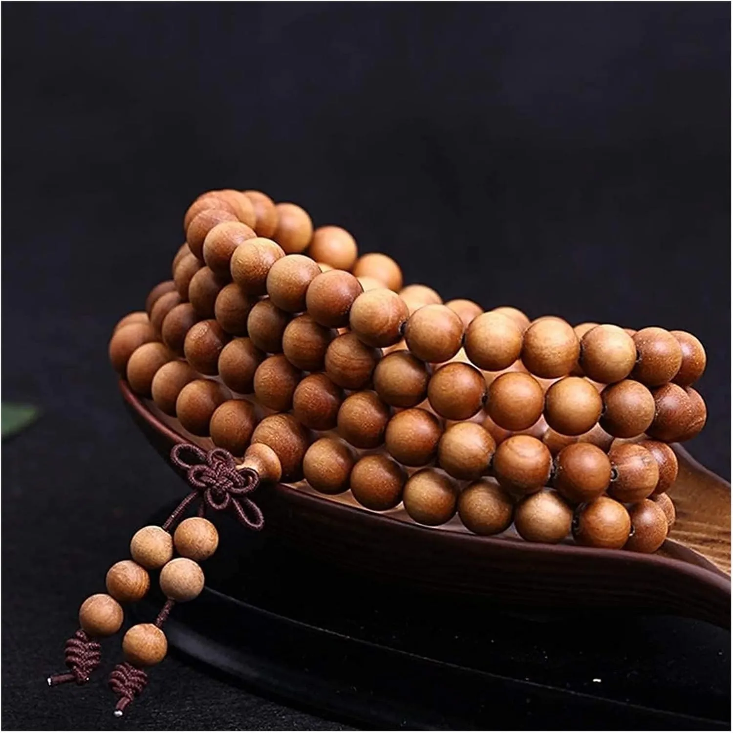 Buddha Bracelets Bead Bracelet Tibetan Buddhist,Meditation Prayer Beads Bangle,108 Prayer Beads Natural Sandalwood Tibetan Buddhist Bead Necklace Couple Jewelry