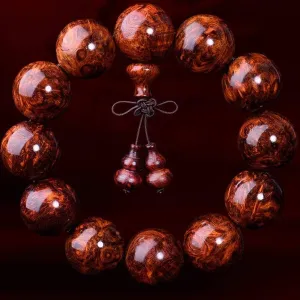 Buddha Bracelets Meditation Prayer Buddha Beads Bracelet Necklace,Prayer Beads Mala Bracelet Natural Wood Tibetan Buddhist Mala Couple Jewelry for Unisex