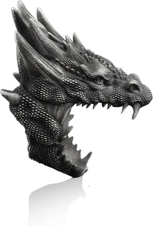 BySilverStone Jewelry - Huge Serpent Handmade Sterling Silver Men's Biker Dragon Mythology Gothic Ring