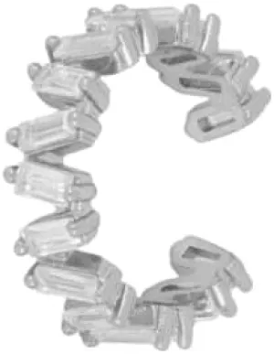 C-shape 925 Sterling Silver Ear Cuff Clip Earrings For Women Without Piercing Earrings Jewelry Kolczyki Damskie