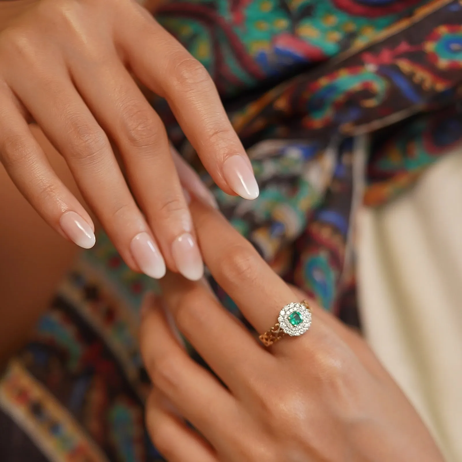 Carmen Emerald Ring