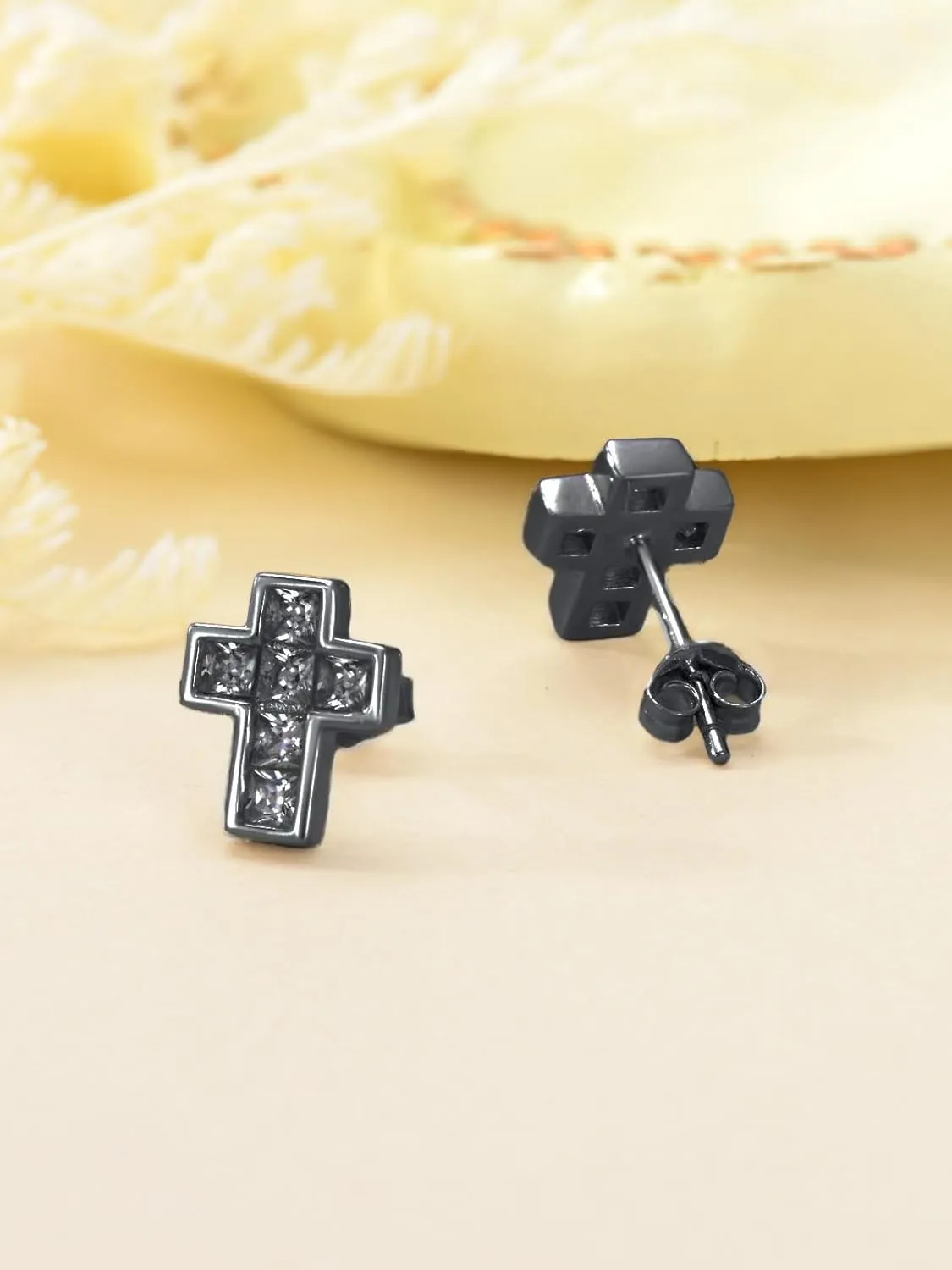 Christmas Day Earrings 925 Sterling Silver Bat/Chicken/Cardinal/Shamrock/Stethoscope/Celtic/Cross Studs Festival Earrings Gothic Jewelry Gifts for Women