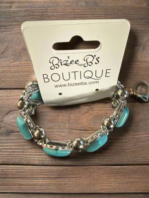 Chunky Turquoise Bracelet