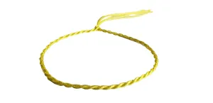 CLASSY BOHO SURFER Style BRACELET Friendship Love YELLOW COLOR Tibetan Buddhist POWER and GOOD LUCK Kabbalah PROTECTS YOU From Harmful Energy And NEGATIVITY