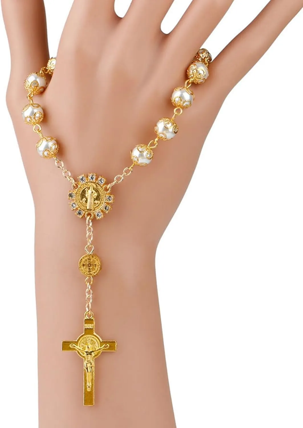 Cross Bracelet Easter Gifts Easter Basket Stuffers for Women Jesus Bracelets Baptism Christian First Confirmation Communion Religious Gifts for Women Jewellery Gifts