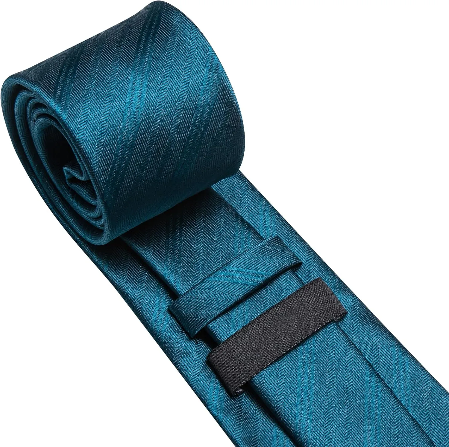 Dubulle Mens Paisley Striped Tie and Handkerchief Cufflinks Tie Set for Men Wedding Business Formal