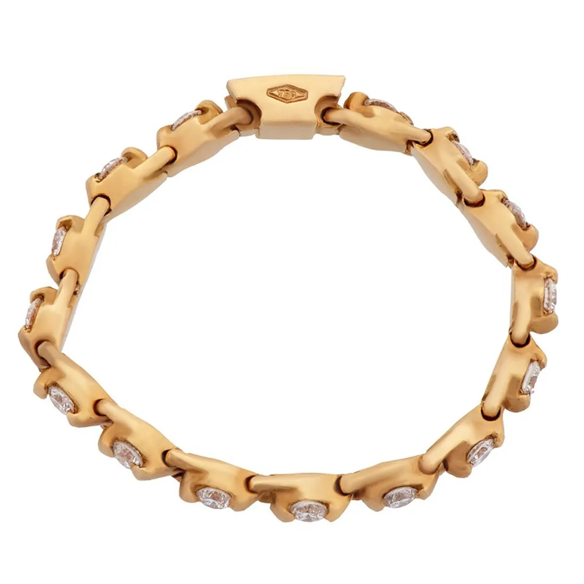 Estate Rose Gold Diamond Eternity Ring