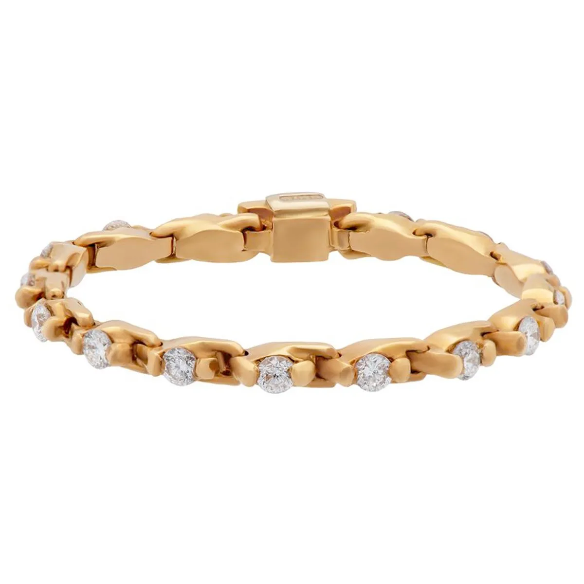 Estate Rose Gold Diamond Eternity Ring