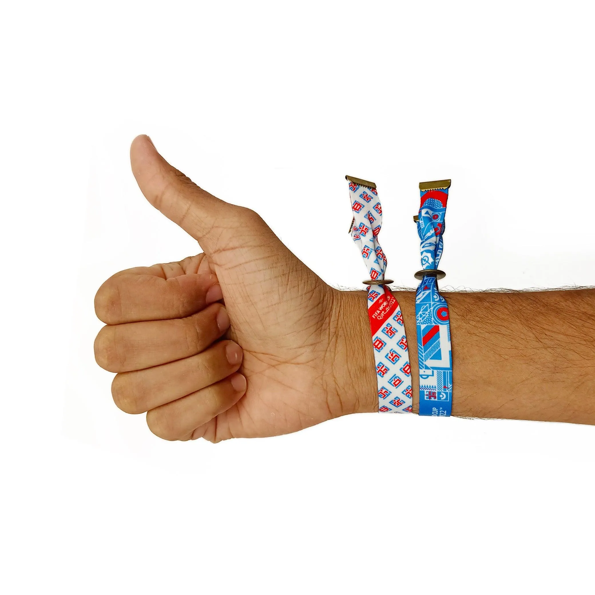 FIFA Fabric Fashionable Qatar 2022 World Cup Country Nylon bracelet- FRANCE