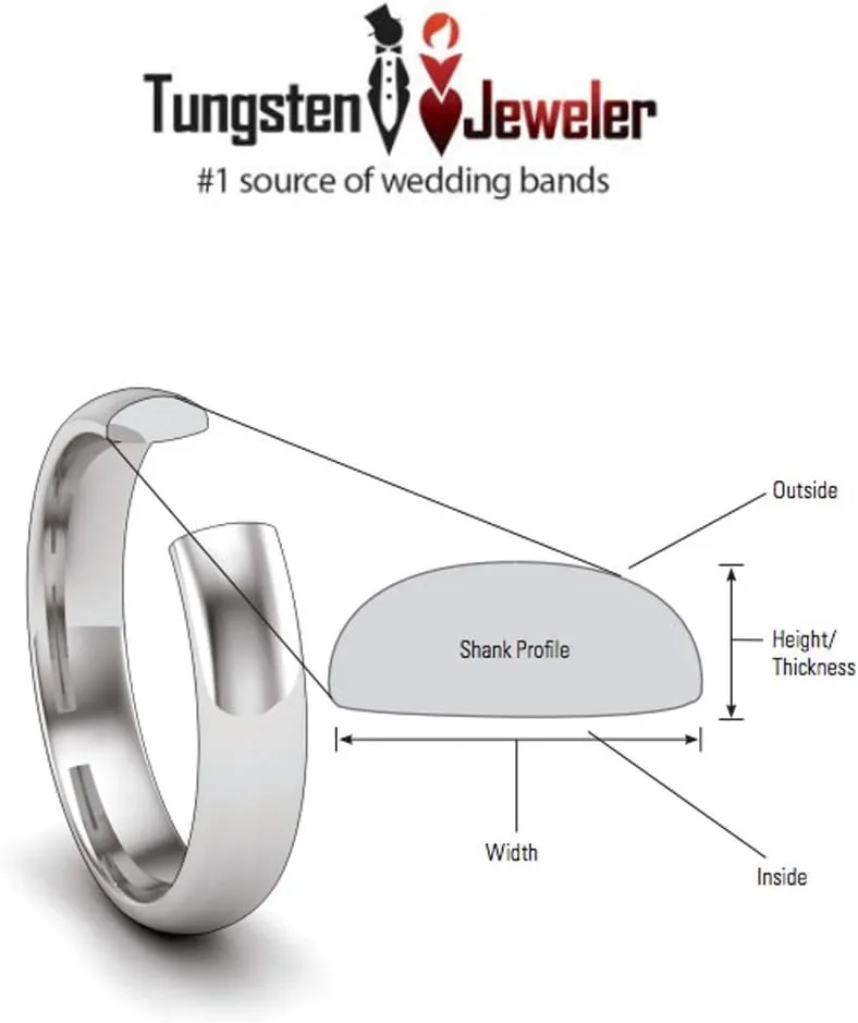 Free Engraving Ring for Men and Ring for Women Titanium Band Rings 6mm White IP Plated Titanium Ring with Ice Finish Beveled Edge Wedding Band Ring Ideal Rings for Couples/Ring for Engagement