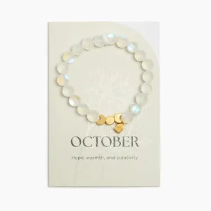 Freshly Picked Beaded Birthstone Bracelets for Women 7" or 8", Semi-Precious Stone Bead Birthstone Bracelet, New Mom Gifts, Mothers Bracelet with Birthstones