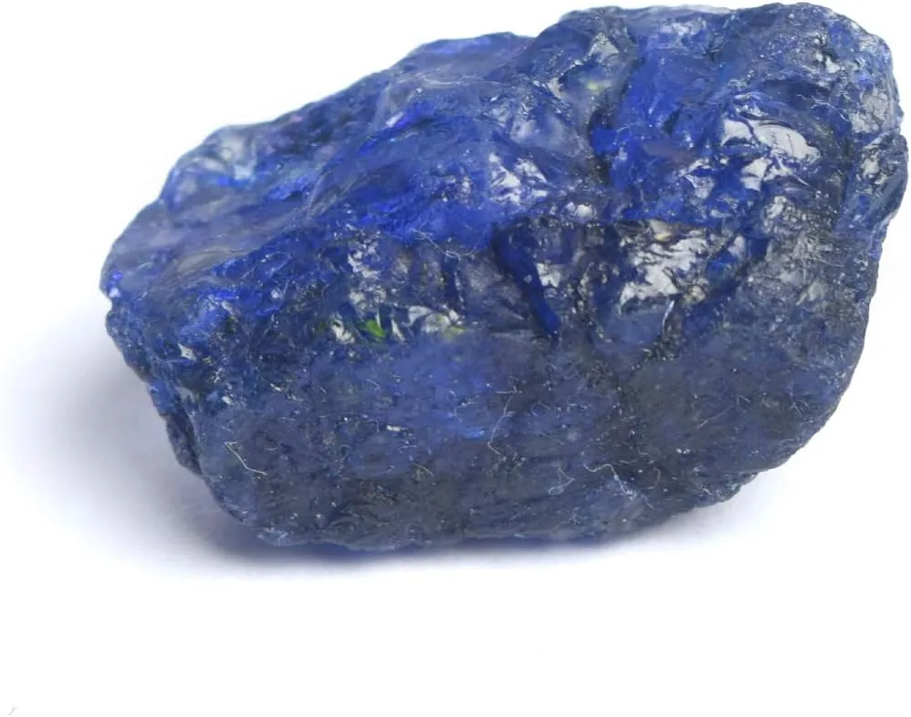 GEMHUB Natural Blue Sapphire Rough Gemstones 8-200 Carats Raw Crystals and Healing Stones Loose Gemstone Necklace For Women And Men