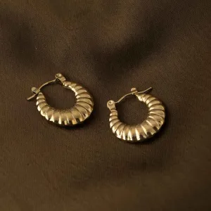 Gilded Ripple Earrings