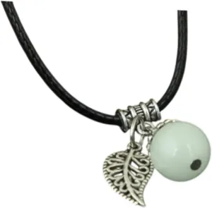 Glow in The Dark Necklace PU Leather Necklace Luminous Necklace Pendant Necklace for Family Members Daddy