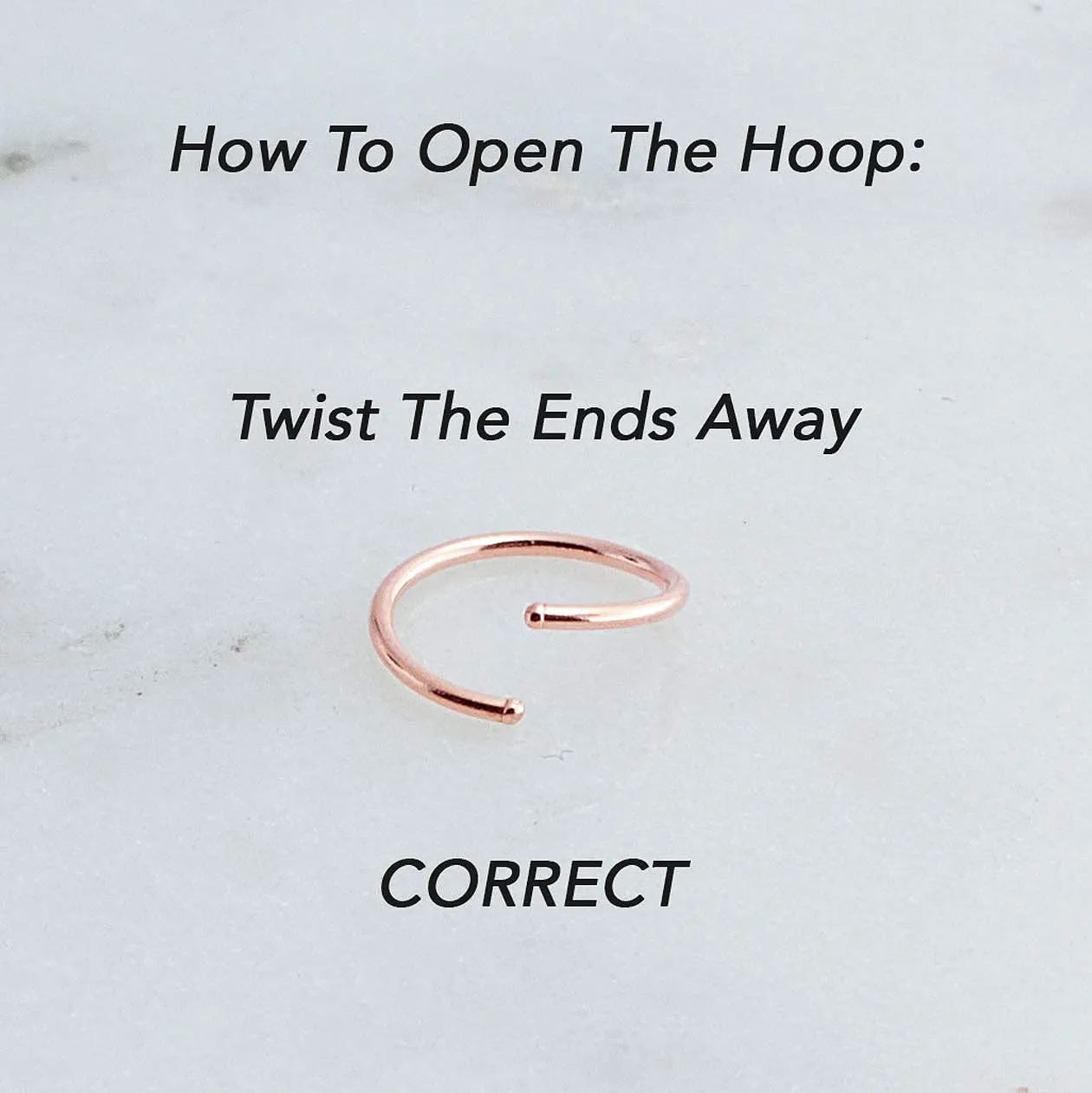 Gold, Sterling Silver Tiny Thin Hoop Earrings for Women Cartilage Nose Septum Helix Tragus Rings Multiple Piercing Jewelry, Hypoallergenic (4mm | 24 GA, 14K Rose Gold Filled)