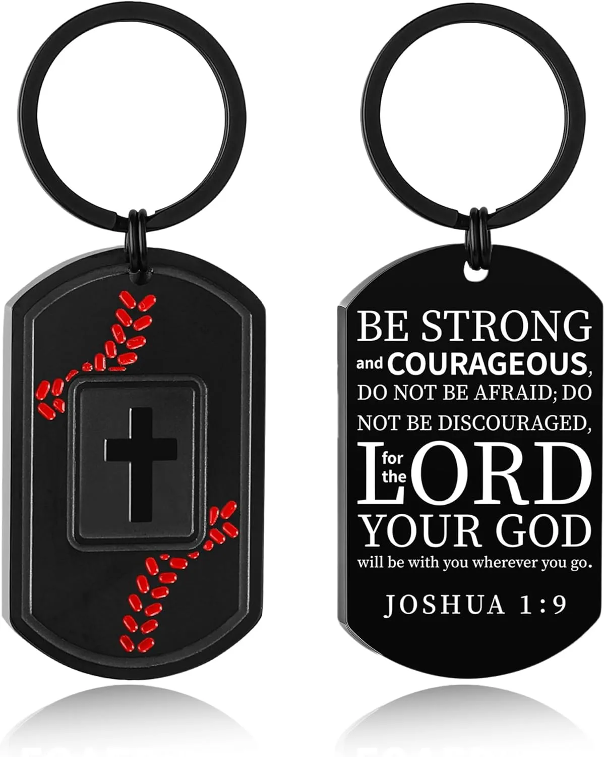 Graduation Gifts-Football/Baseball/Soccer/Basketball Keychain for Men First Communion Baptism Confirmation Mens Gifts