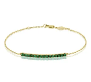 Half Emerald Bracelet