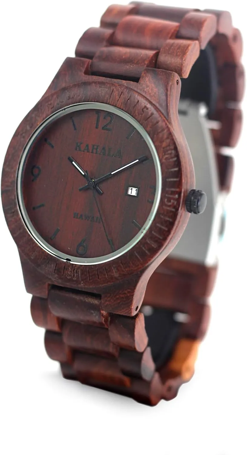Hula Girl Handmade Hawaiian Wooden Watch (Kahala 68)