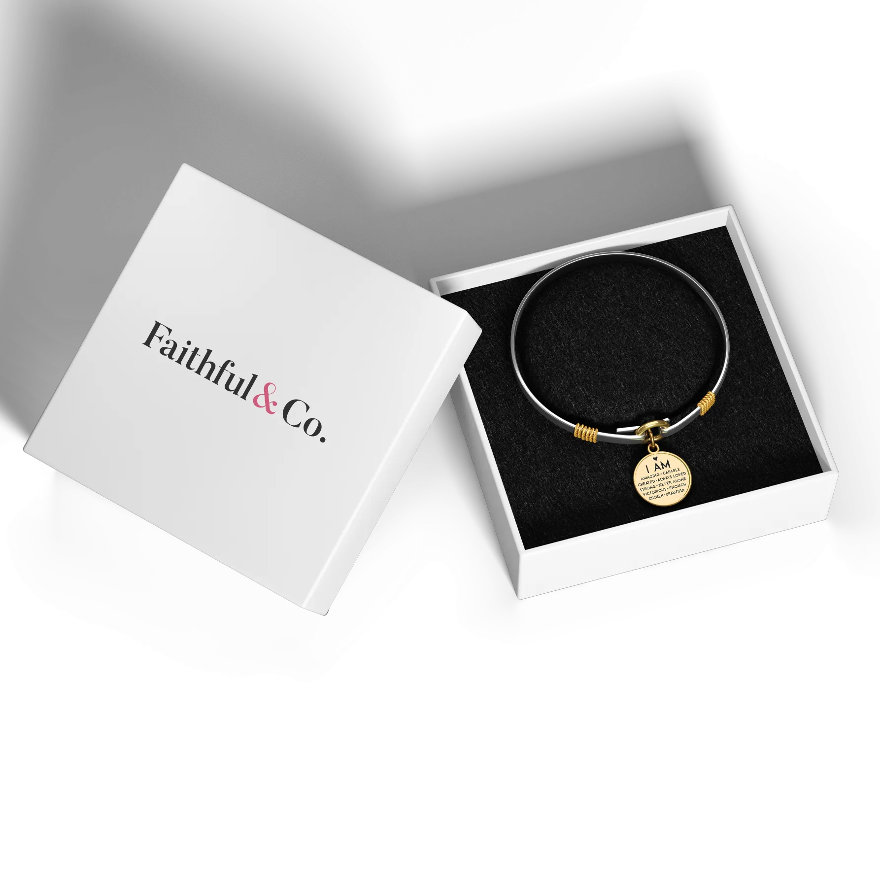 I Am Inspiration Two-Tone Bracelet