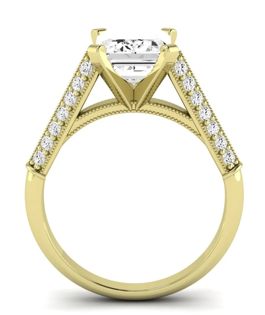 Iberis - Emerald Lab Diamond Engagement Ring (IGI Certified)